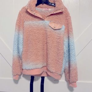 Super cute pink and blue cover up! VERY SOFT! 🩷